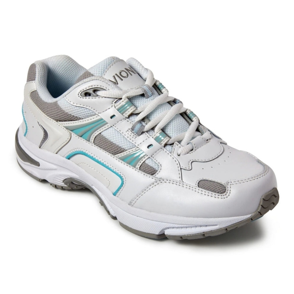 VIONIC Walker Women's Plantar Fasciitis White Blue Sneakers US 10 Org $120